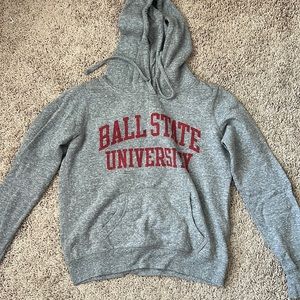 Ball State hoodie, grey, size S